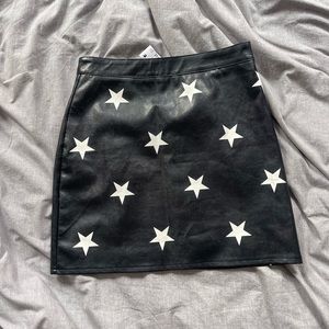 NastyGal faux leather mini skirt